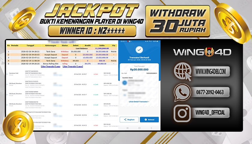 Prediksi WING4D | Prediksi dan RTP Jitu Situs WING4D