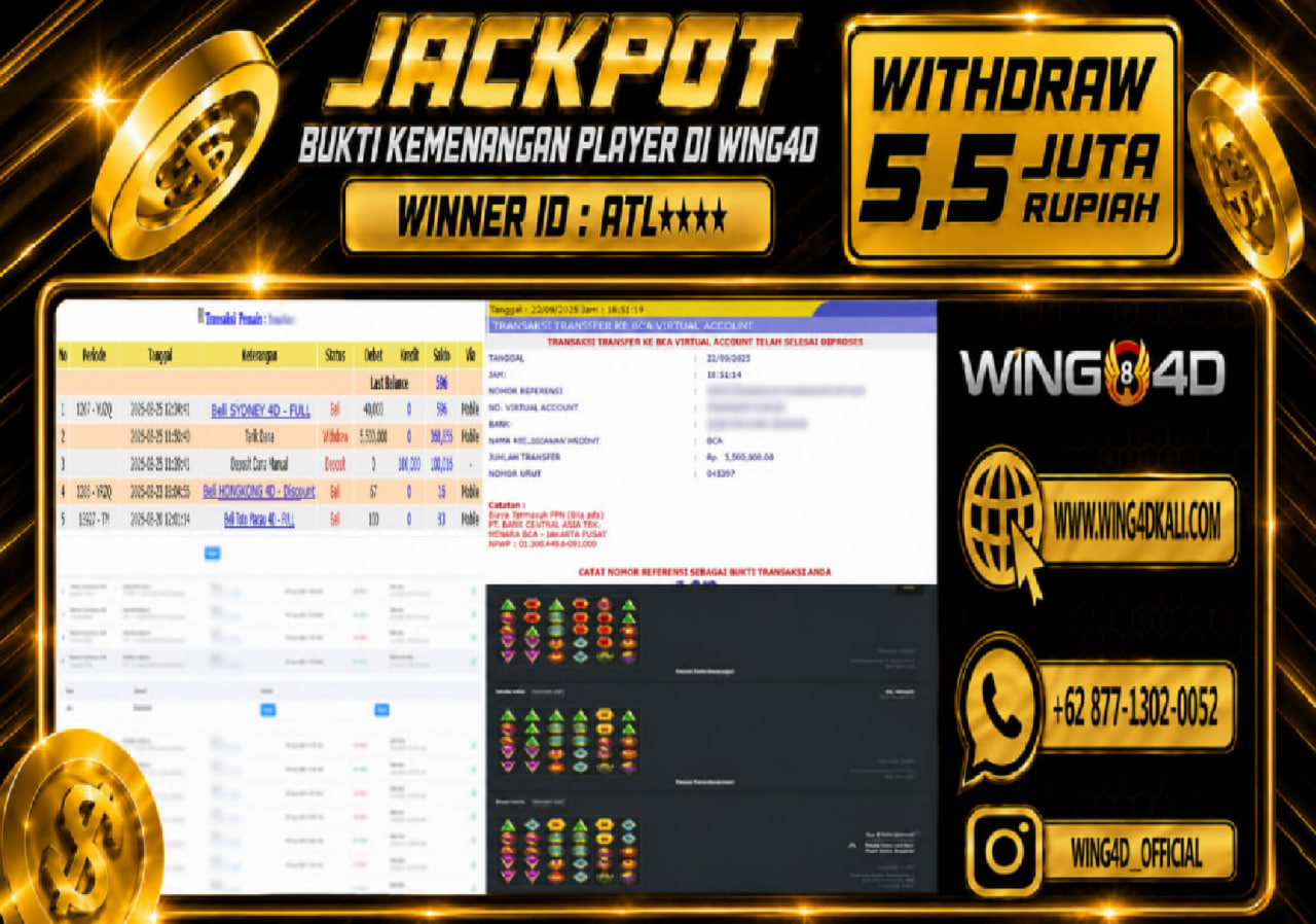 Prediksi WING4D | Prediksi dan RTP Jitu Situs WING4D