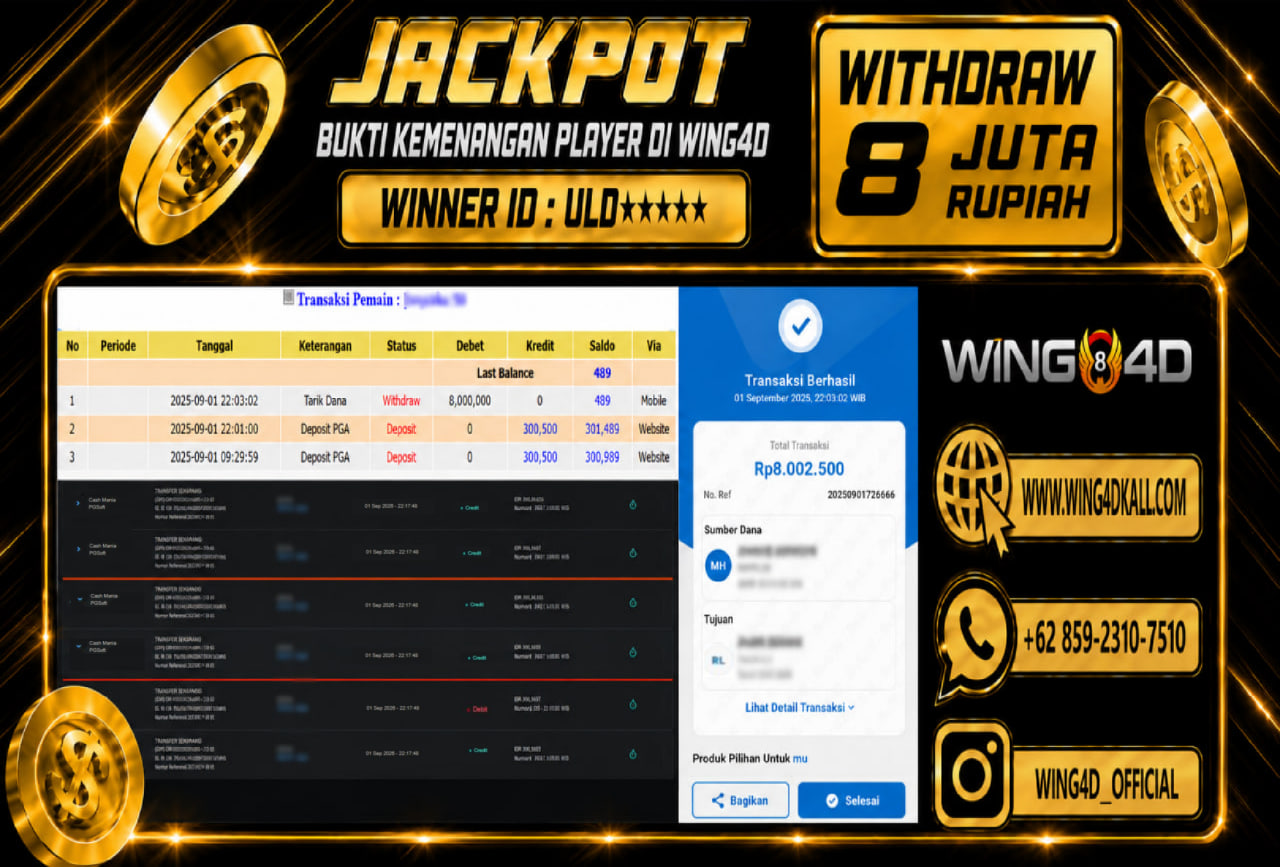 Prediksi WING4D | Prediksi dan RTP Jitu Situs WING4D