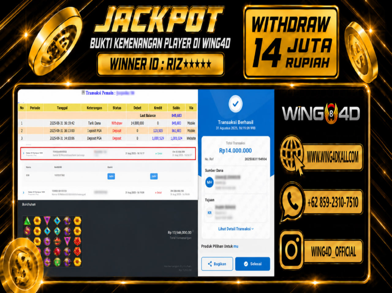 Prediksi WING4D | Prediksi dan RTP Jitu Situs WING4D